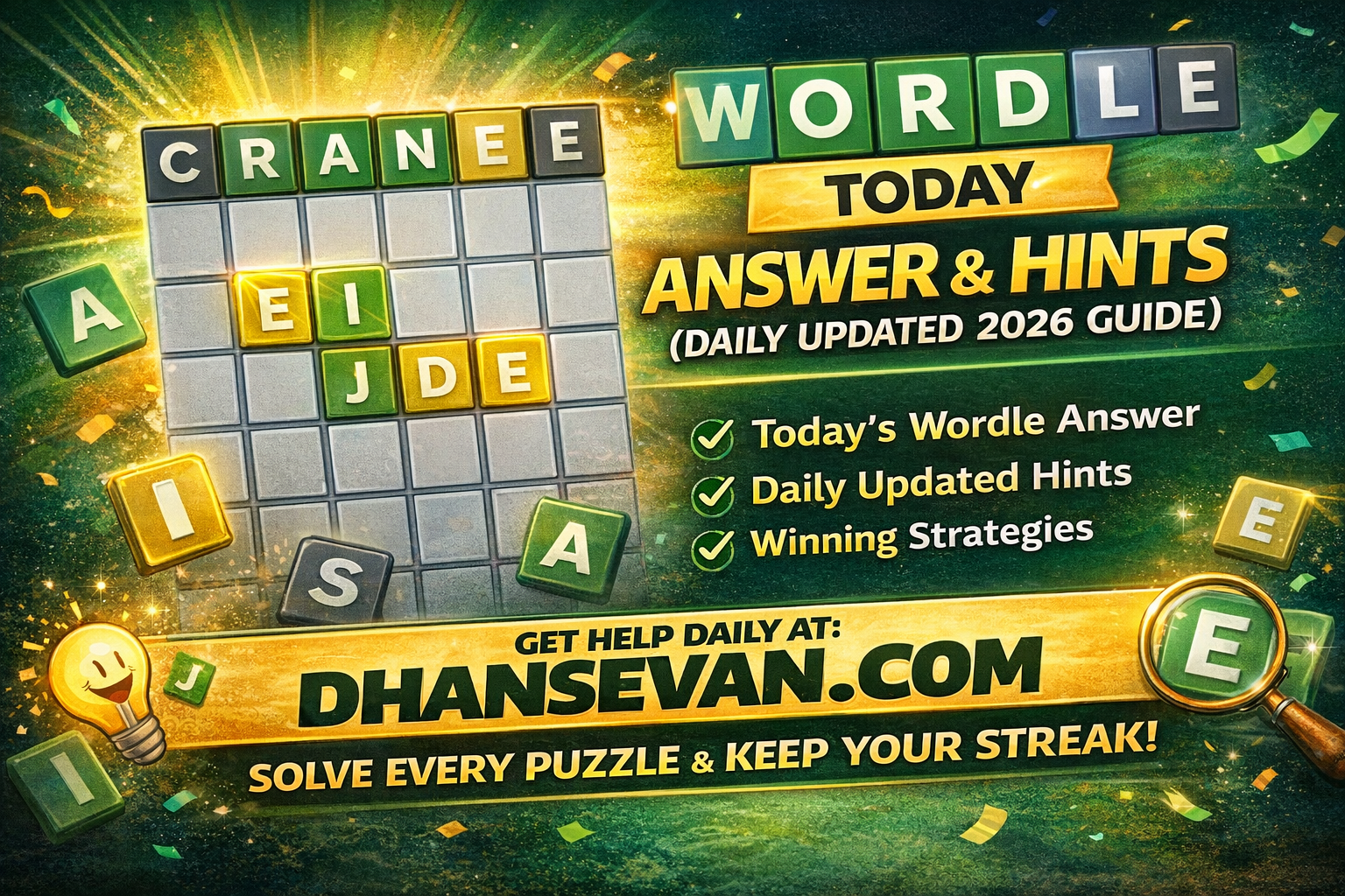 The Dark Secret Behind Wordle Today Answer & Hints That the Media is Hiding (2026)